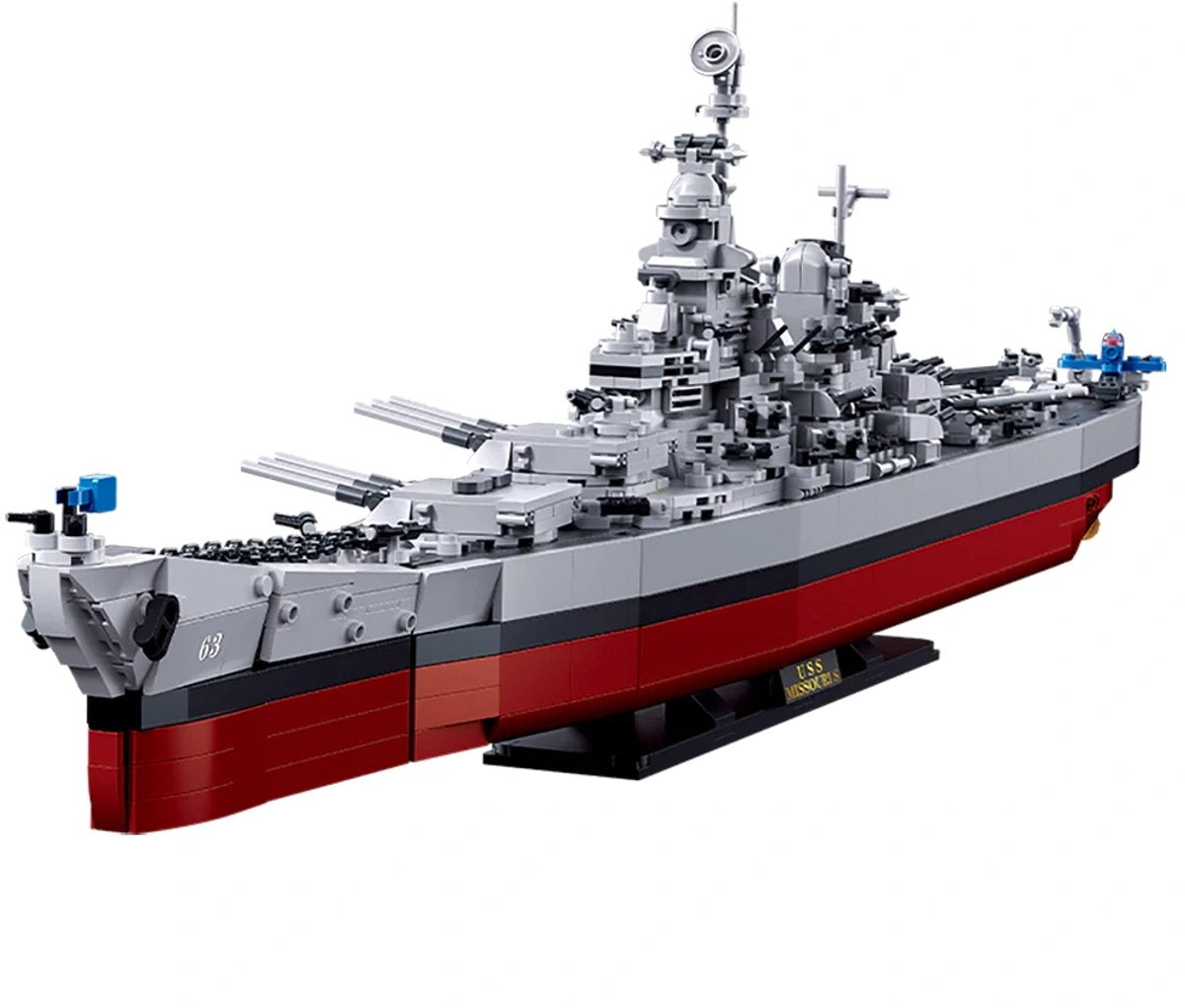 Sluban Modellbausteine Schlachtschiff USS Missouri 1:350 (M38-B1291)