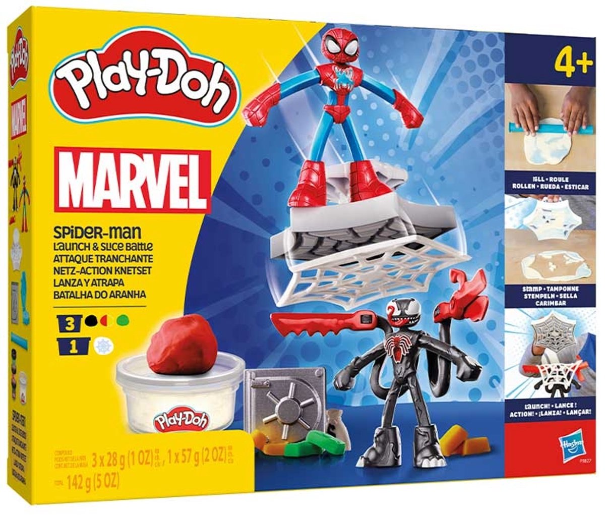 Play-Doh Spiderman Start und Slice Battle