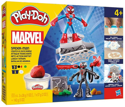 Play-Doh Spiderman Start und Slice Battle