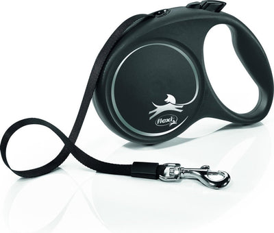 Flexi Rollijn schwarzes Designband schwarz