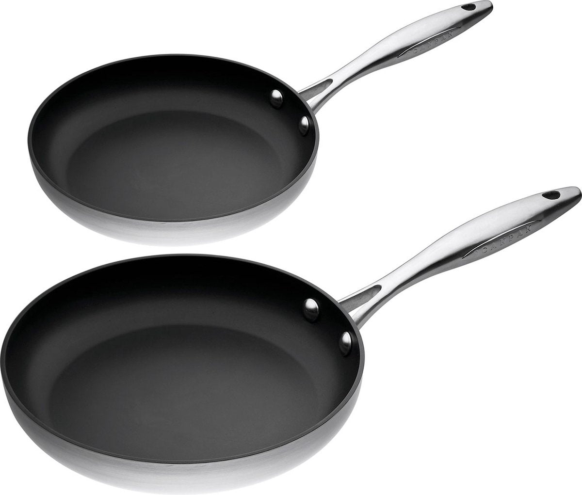 Scanpan - Bratpfannen - CTX - 20 + 28 cm - Set mit 2 Stück