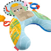 Fisher-Price Sensory Adventure Tummy Time Trainer – für Neugeborene mit Beißring und Rassel