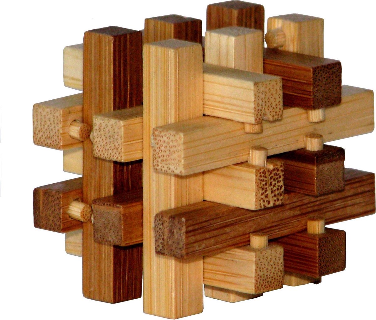 Eureka 3d Bambus -Gehirn -Puzzle -Folie ****