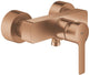 Grohe Lineare neue Duscharmatur – Wandmontage – Silkmove – abgedeckte S-Kupplungen – gebürsteter warmer Sonnenuntergang