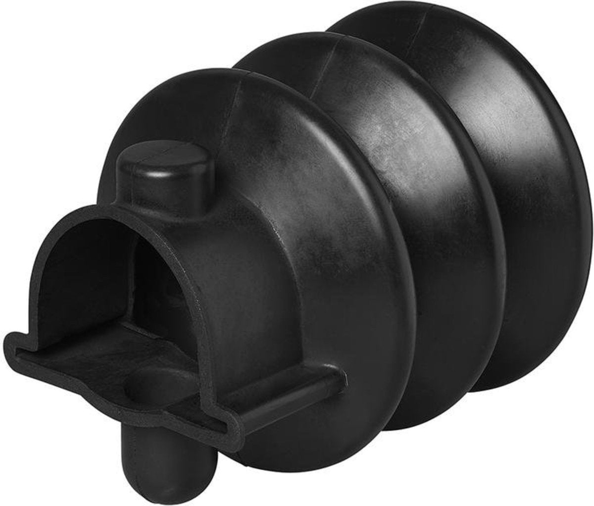 Proplus Staubschutz für Auflaufbremse - ø 55 mm - Gummi - Schwarz - 125 mm