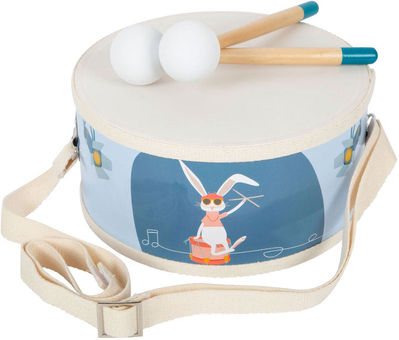 Kleine Fußhölzer Drum Groovy Beats mit Stöcken, 3dlg.
