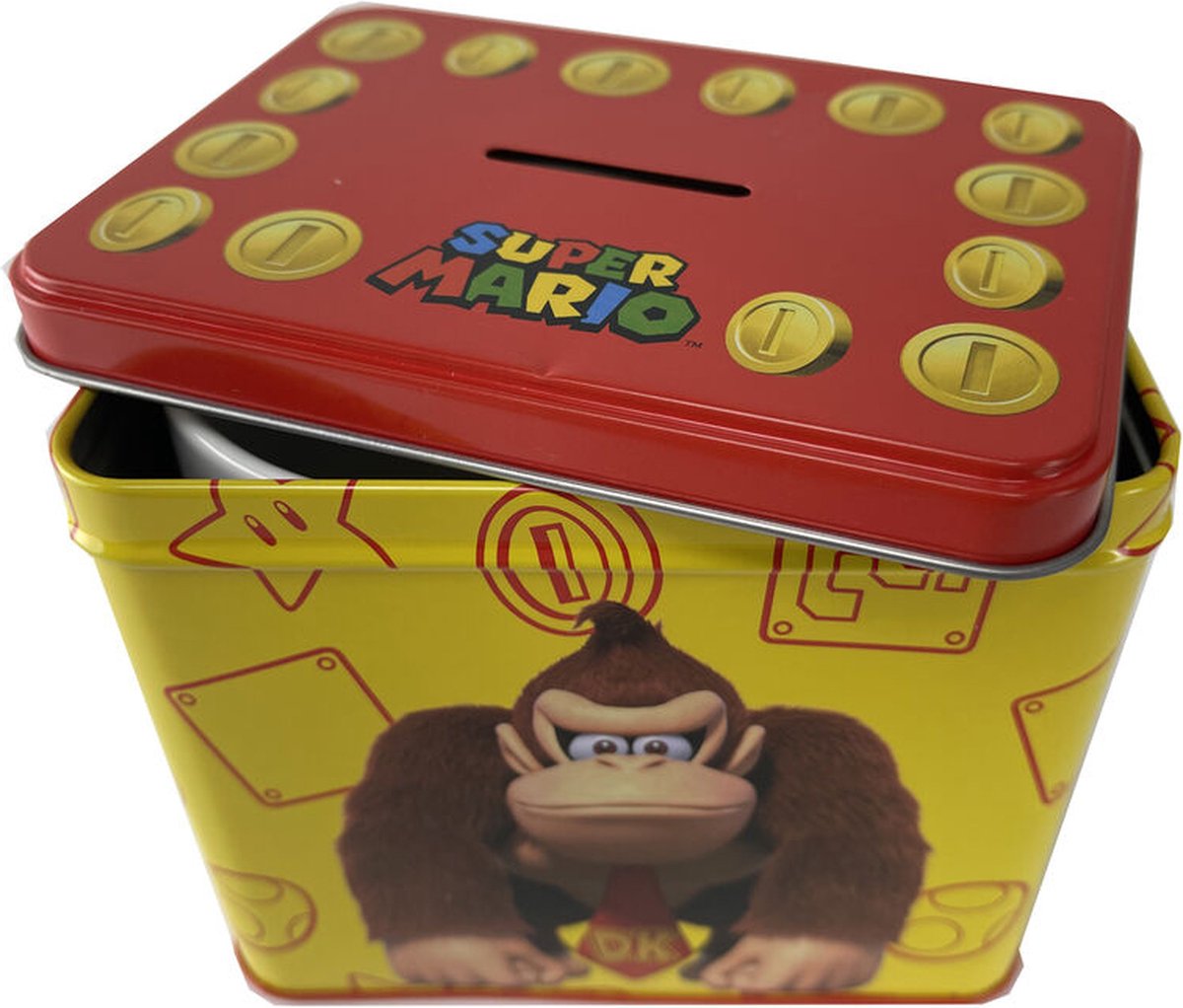 Nintendo: Super Mario Bros – Donkey Kong Becher + Spardose-Set Merchandise