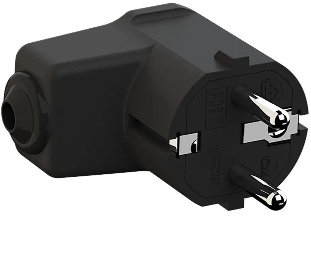 Bachmann cee 7 7 geerdeter Netzstecker | senkrecht (oben unten) | robust | schwarz