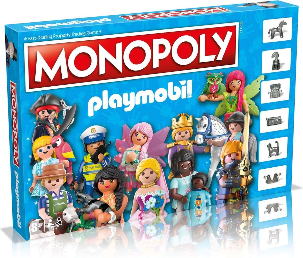 Winning Moves Monopoly – Brettspiel – Playmobil – Englisch