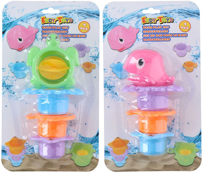 Bath Cups Tiere, 4dlg.