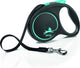 Flexi Rollijn schwarzes Designband Blau