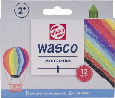 Talens Wasco Wachsmalstift-Set | 12 Farben