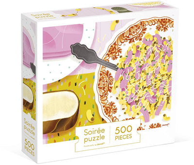 Janod - Kidult-Puzzle - Nudeln und Schinken - 500 Teile