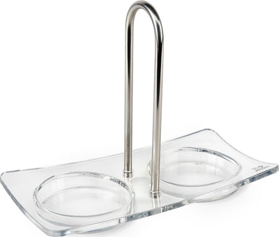 Peugeot Linea Halter Salz- und Pfeffermühle 15 cm – transparent – Acryl