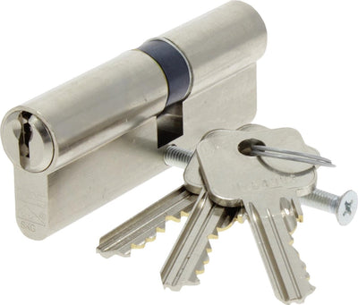 Starx Profilzylinder vernickelt 35 45mm skg2