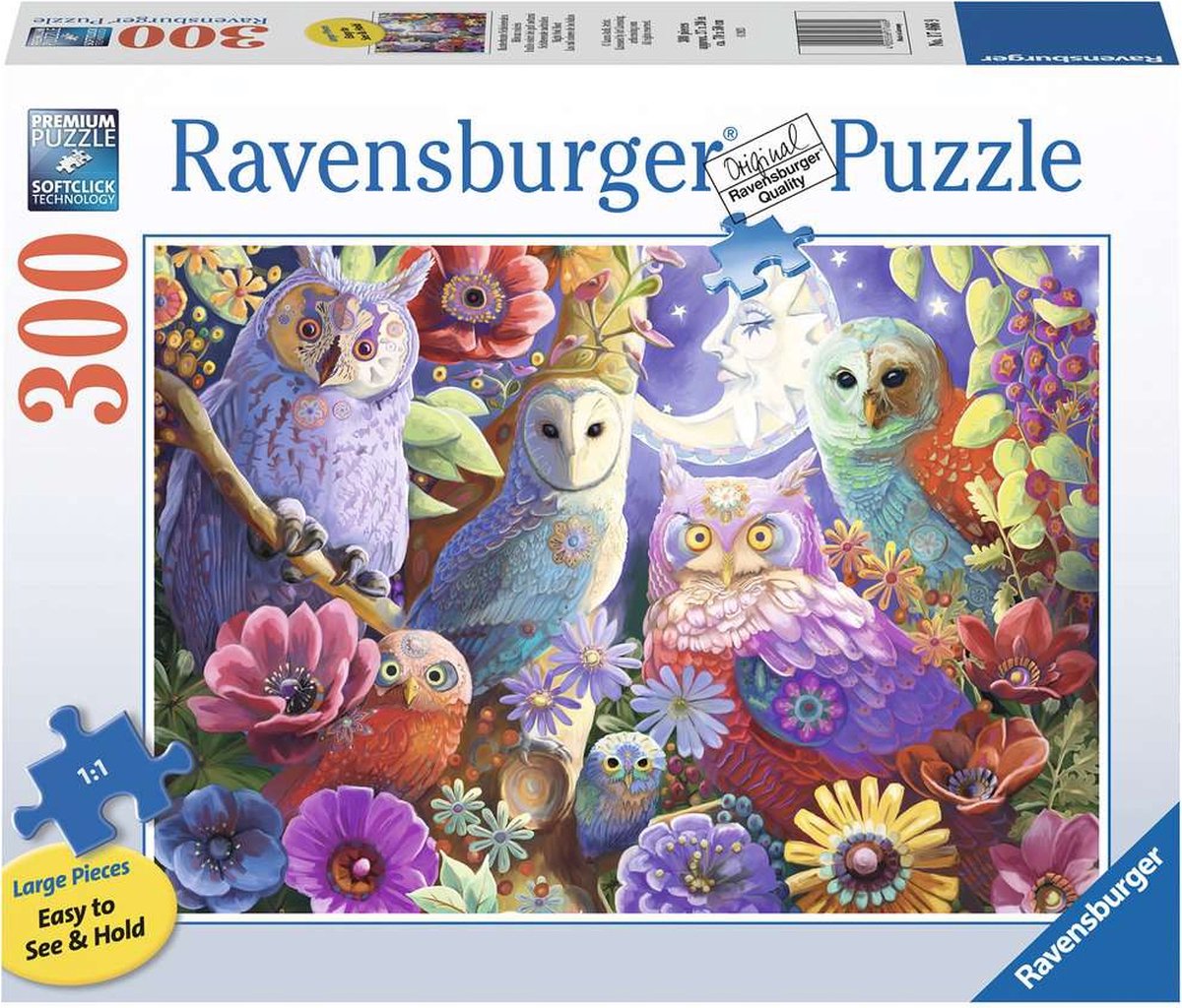 Ravensburger Jigsaw Puzzle schöne Nachteulen, 300st.