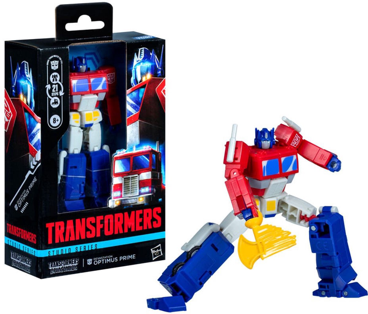 Transformers Hasbro: Devastation Studio Series Deluxe Class Action Figure Optimus Prime 11 cm Actionfigur
