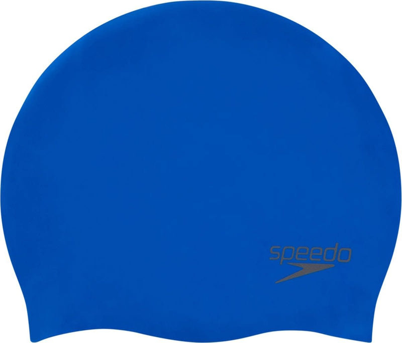 Badekappe aus schlicht geformtem Silikon von Speedo – blau