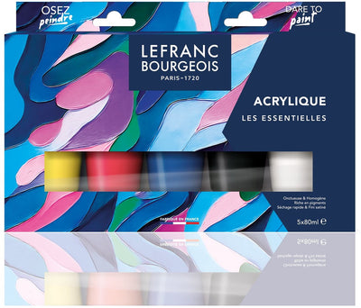 Lefranc Bourgeois Lefranc Bourgeois Acrylfarben-Set 5x80ml