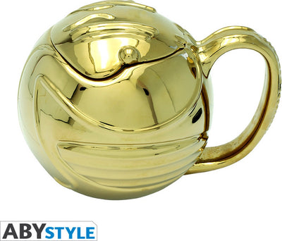 Abystyle Harry Potter Golden Snitch 3D Becher – 450 ml – Kunststoff