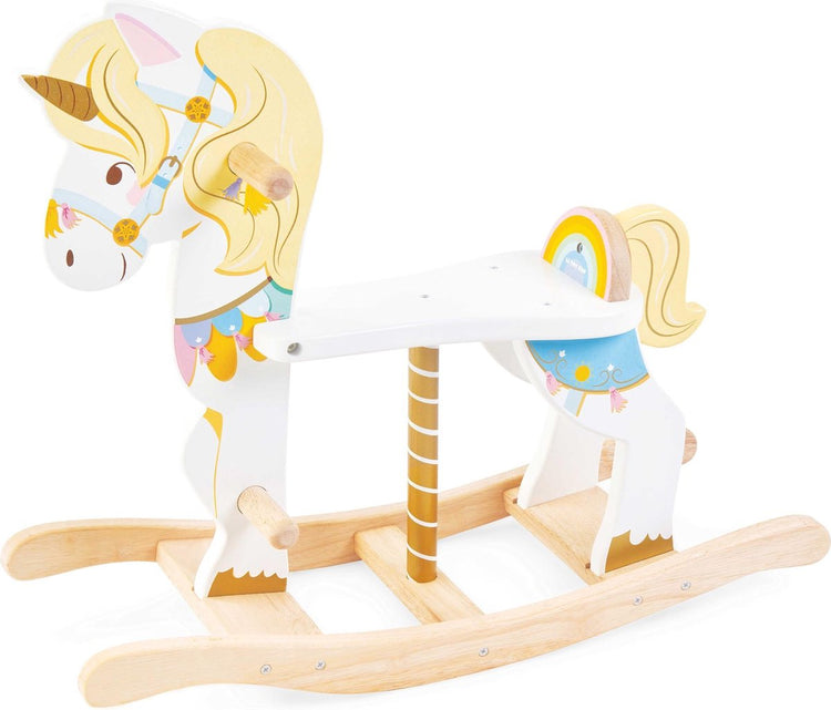 Le Toy von Toys von LTV – Schaukelndes Einhorn-Karussell.