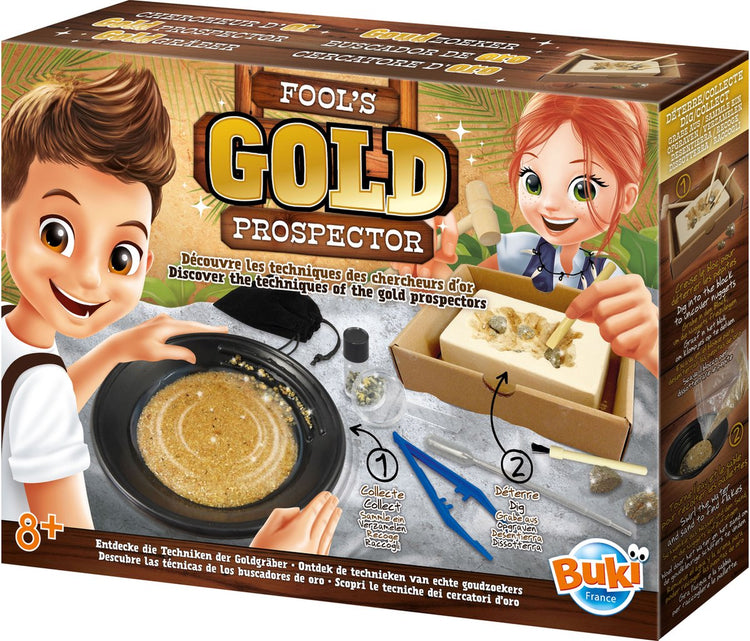 Buki France Buki - Ausgrabungsset - Graben - Gold - Experimentieren - Entdecken