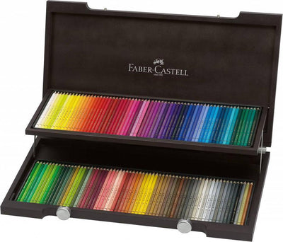 Faber-Castell Buntstifte – Polychromos – 120 Stück im Holzetui – FC-110013