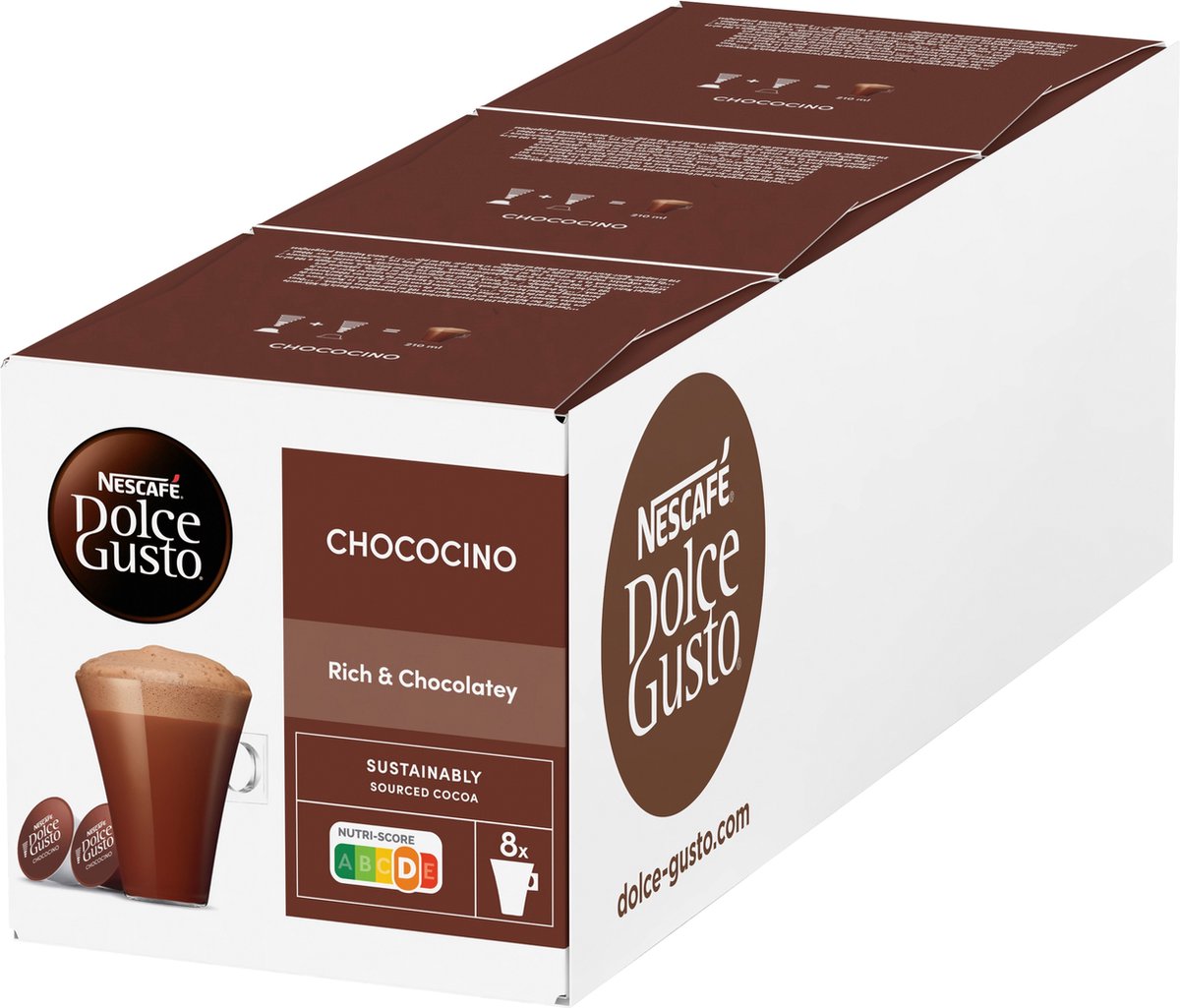 Nescafe Dolce Gusto Chococino (3x 16 Tassen)