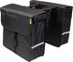 DRESCO Luxury Shopper Doppelfahrradbeutel 40 Liter Nylon Schwarz