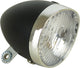 Dresco Scheinwerfer Fahrrad Classic Schwarz - Fahrradbeleuchtung - Classic - 3 LEDs - Schwarz