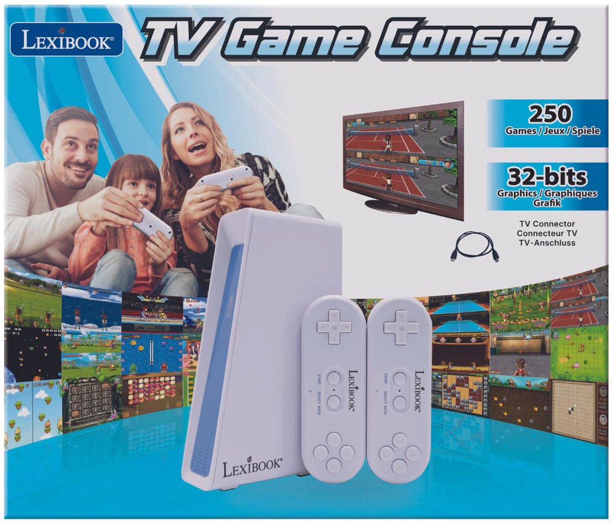 Lexibook Motion TV Plug-and-Play-Spielekonsole mit 250 Spielen