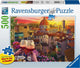 Ravensburger Puzzle Wein trinken auf der Terrasse - Puzzle - 500 Teile