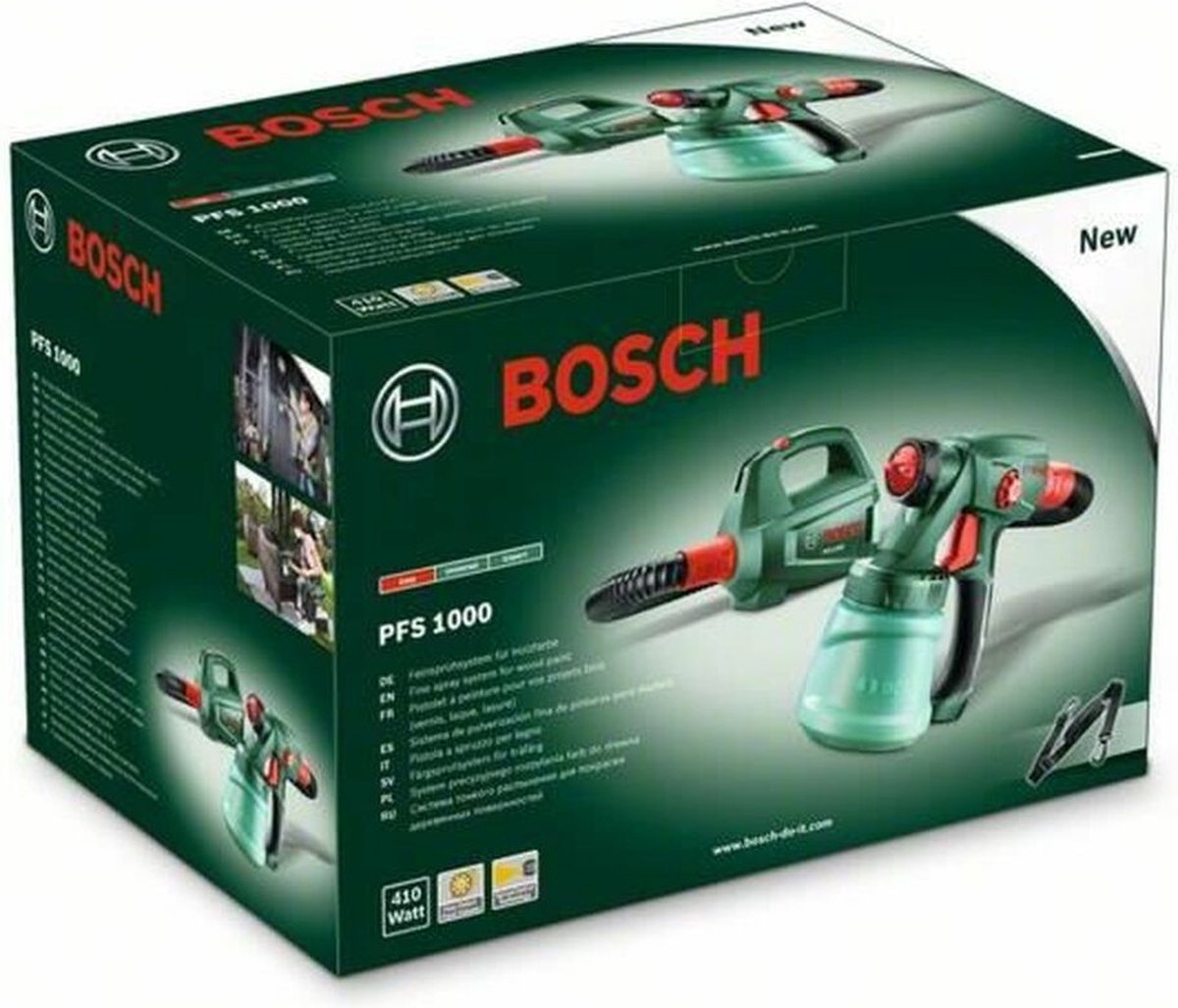 Bosch Haus und Garten Pfs 1000 Farbsprühsystem 410 W Durchflussmenge (max.): 100 ml min