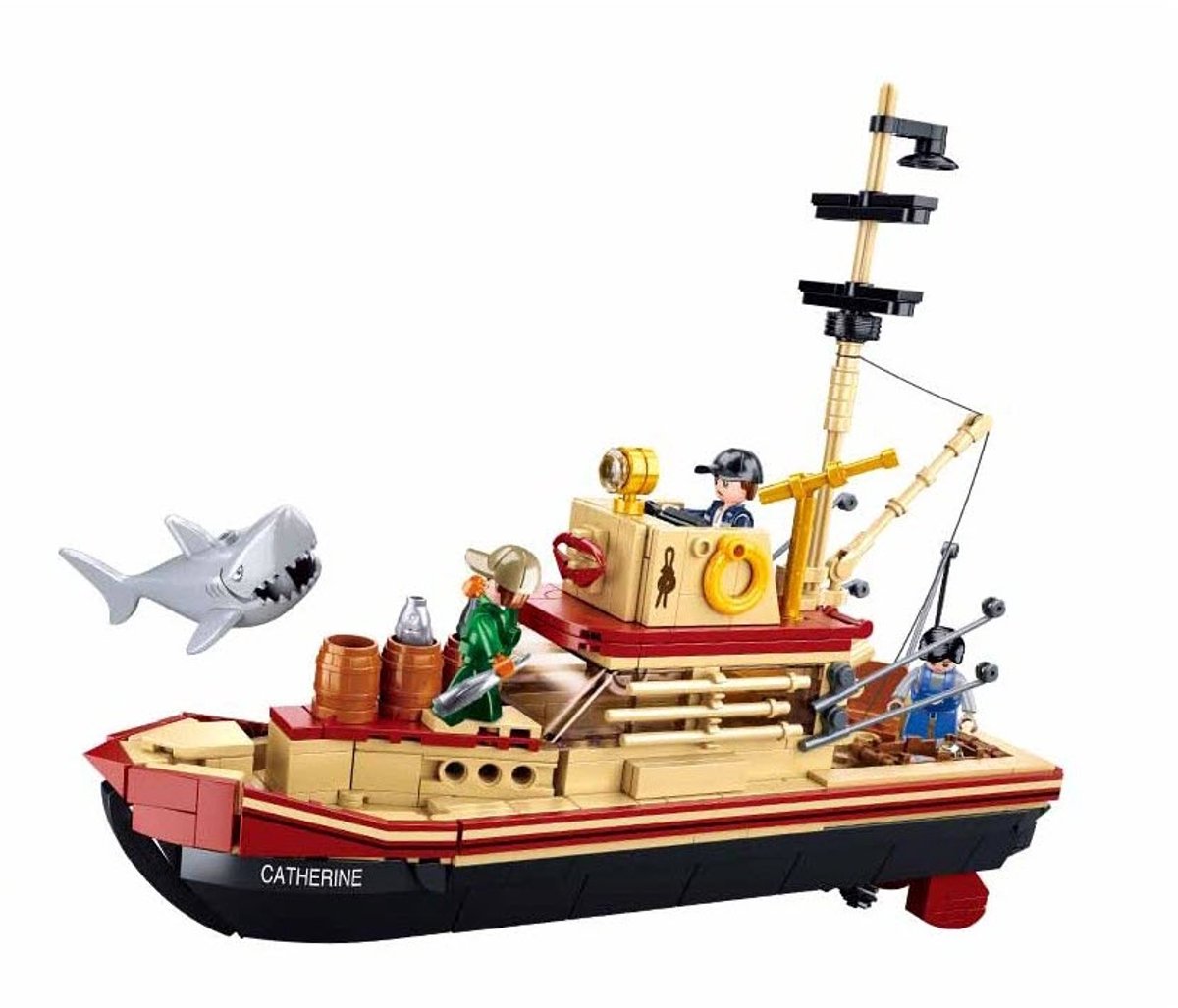 Sluban-Modell baut den großen Hai (m38-b1118)