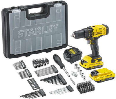 Stanley fatmax sfmcd700d2a-qw 20 V max (18 V) + 100-teiliges Zubehörset | 2 x 2,0 Ah – sfmcd700d2a-qw