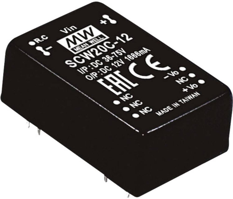 Mean Well SCW20C-15 DC-DC-Wandlermodul 1.333 A 20 W Anzahl der Ausgänge: 1 x Inhalt 1 Stück(e)