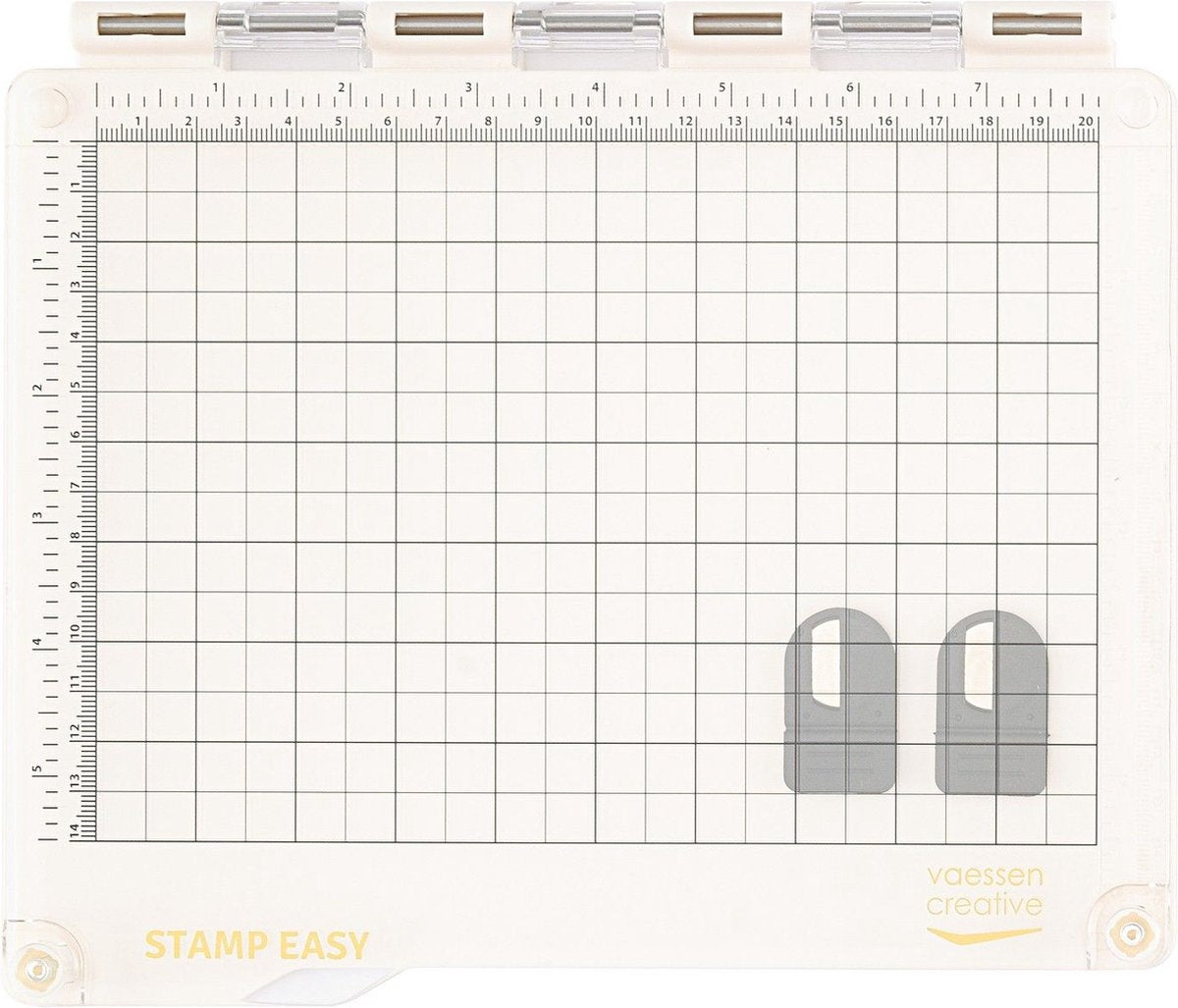 Vaessen Creative • Stempel Easy Stempelplattform elfenbeinfarben