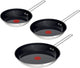 Tefal Nordica Keramik - Bratpfannenset - ø20 ø24 ø28 cm - PFAS-frei - Keramik - für Induktion geeignet
