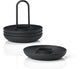 Zone Denmark Eierbecher Singles mit Halter Durchm. 11,2 x 9,5 cm 4 Stk. schwarz