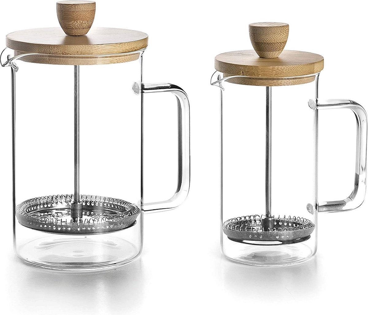 Lacor 350 ml Embolus-Kaffeemaschine aus Holz