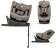 Deryan Carly Luxus-Autositz i-Size – 360° drehbar – Isofix – Trüffel-Nougat
