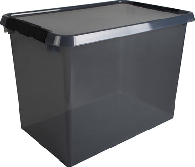 Sunware Comfort Line Aufbewahrungsbox 72l - 60x40x42 cm - transparent grau