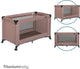 Titanium Baby Titan Baby Campingbett Smart Jordan 60x120 cm Taupe inklusive Tragetasche
