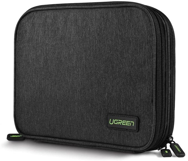 Ugreen – Elektronik-Aufbewahrungstasche – Zubehör-Organizer – Tablet-Fach – Grau