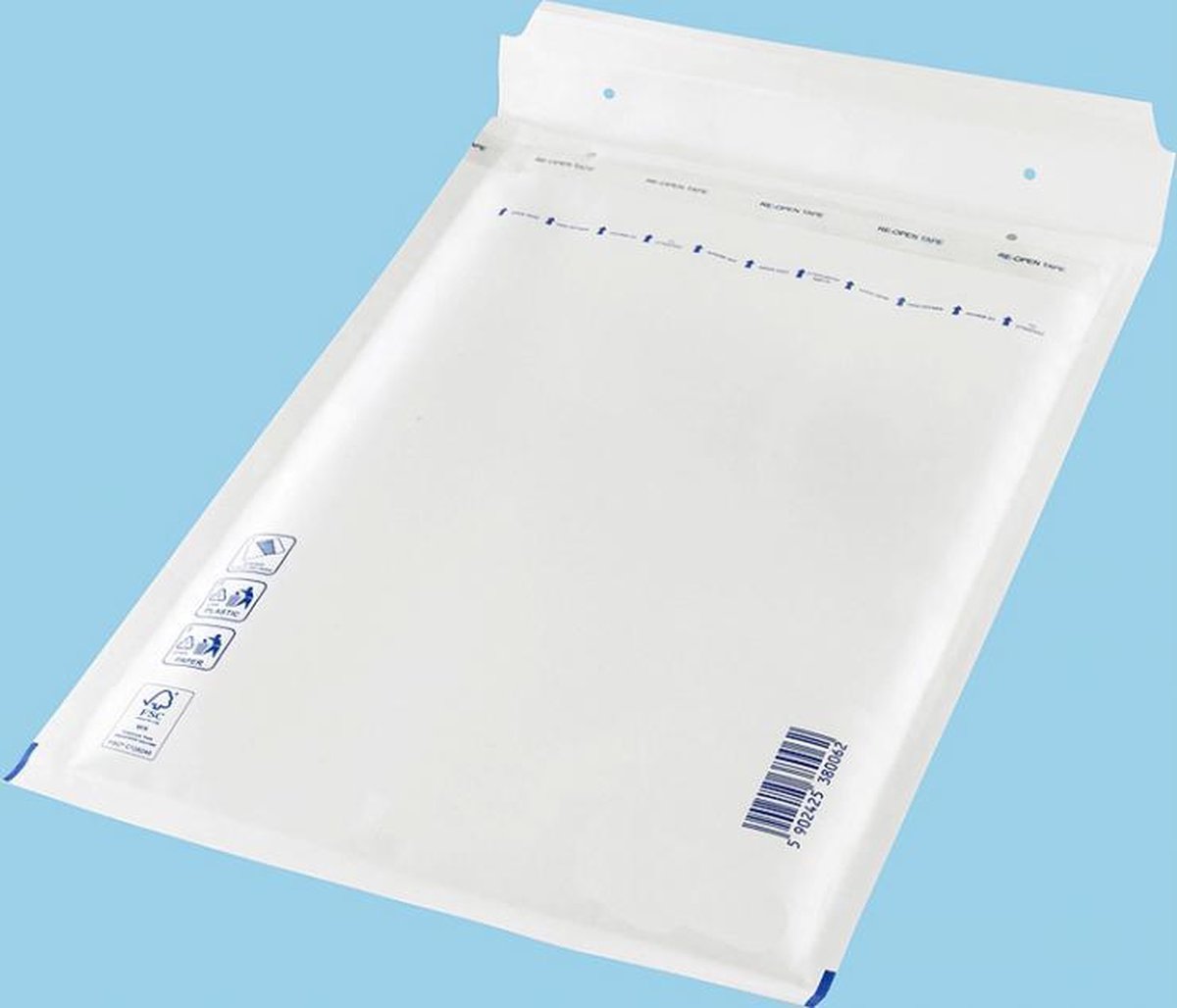 Arofol 100x Luftpolsterumschlag - B7 g - 230x340 - weiß