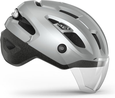 Mit Intercity Mips Fahrradhelm Herren Damen – Fahrradhelm E-Bike Erwachsene – Elektrofahrrad – Größe S (52–56 cm) – NTA 8776 – reflektierend glänzend (grau)