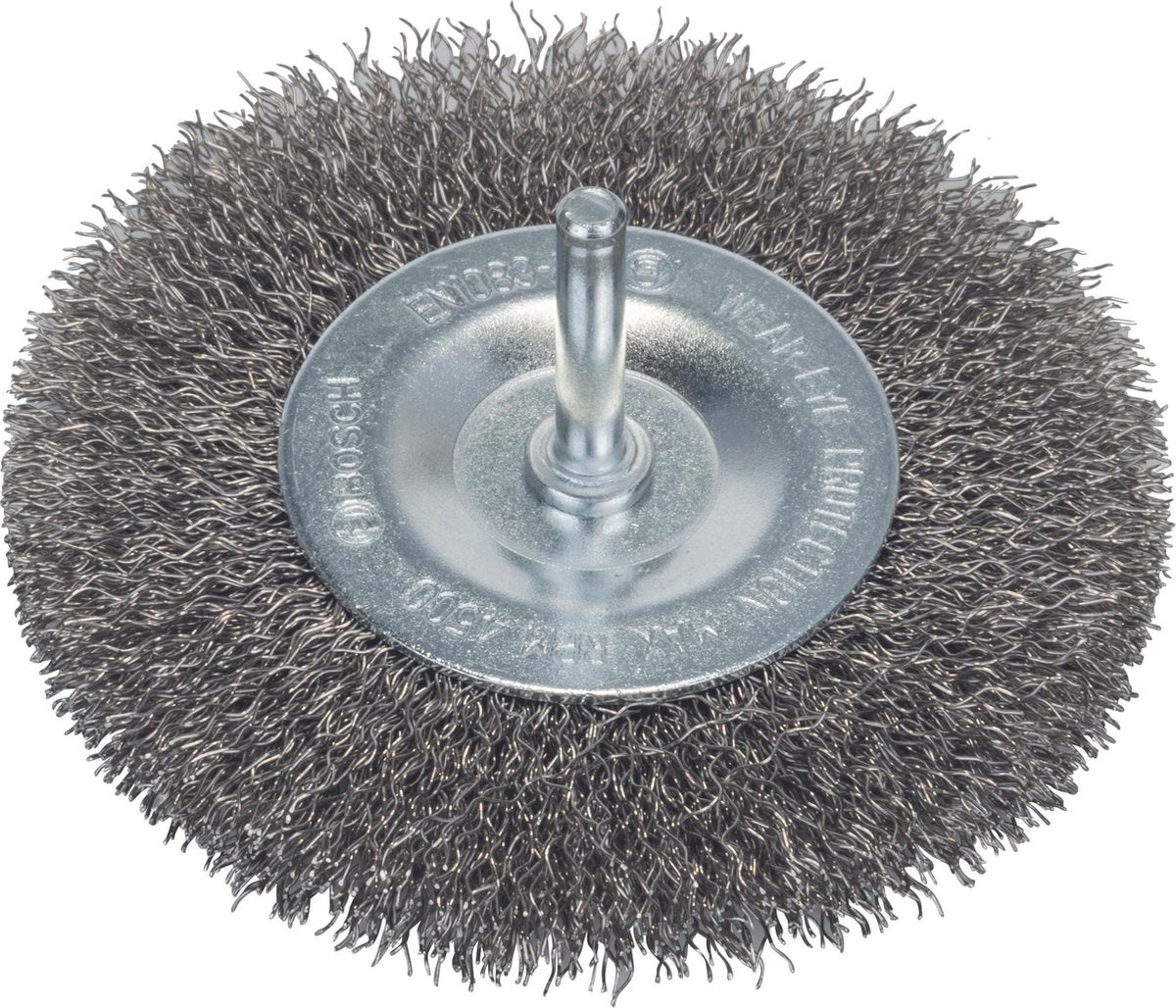 Bosch 6 mm Scheibenbürste 100 gewellt 0,3 Edelstahl