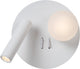 Lucide matiz – Nachttischlampe Wandleuchte – ø 16,5 cm – LED – 3000 K – mit USB-Ladepunkt – weiß