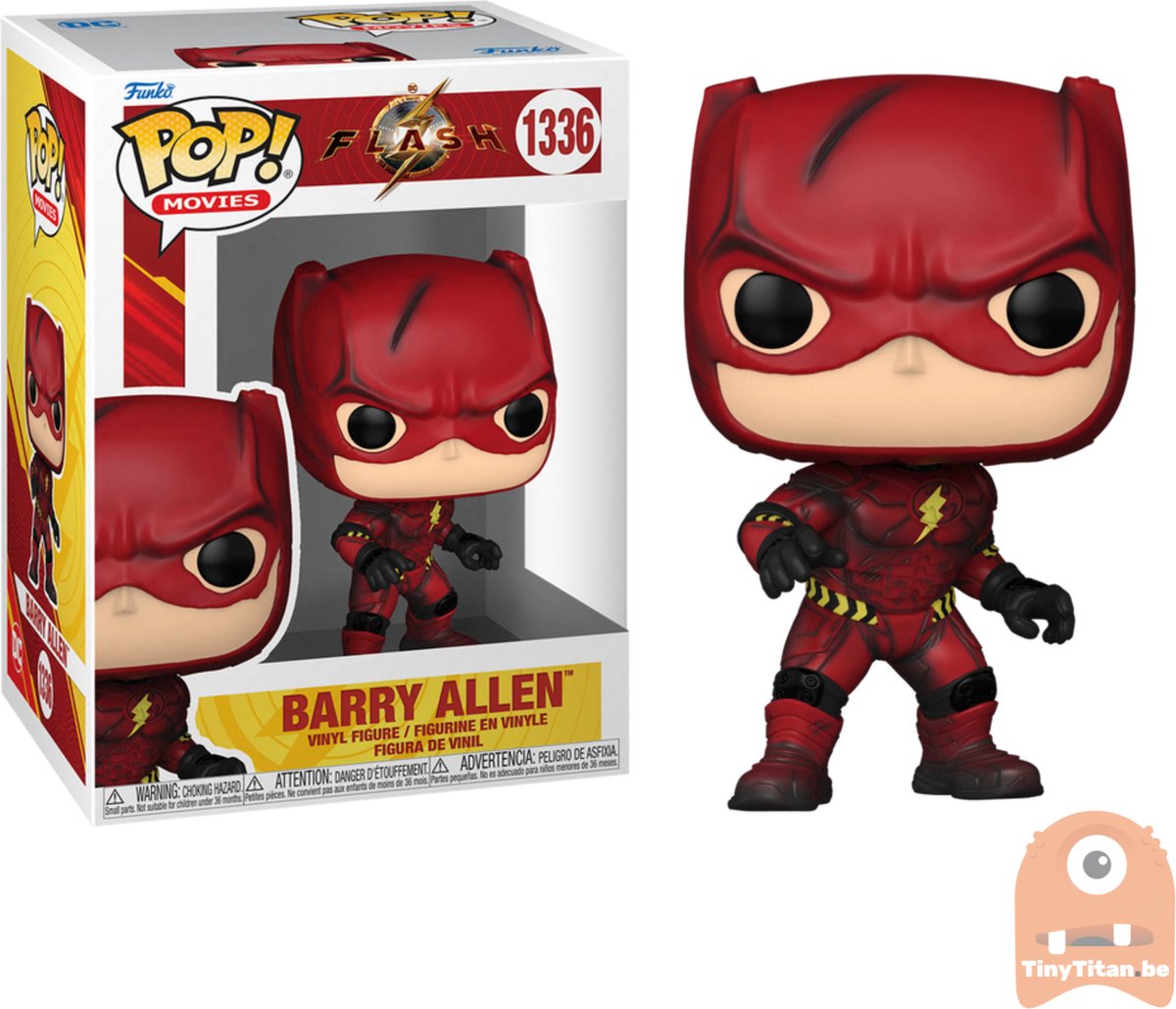 DC Comics Funko The Flash – Pop! Filme Barry Allen 9 cm Sammlerfigur – mehrfarbig