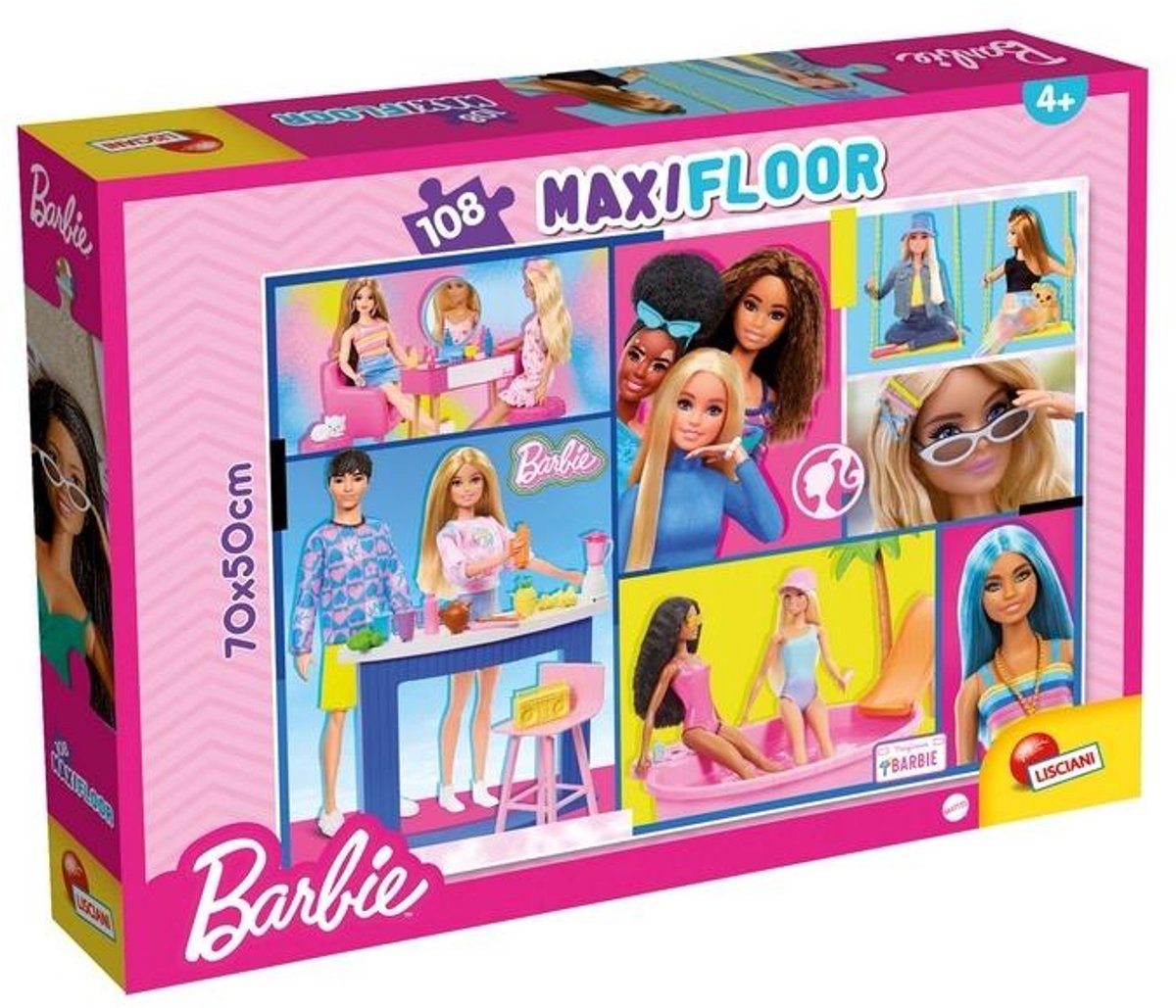 Lisciani Barbie-Puzzle Maxifloor 108